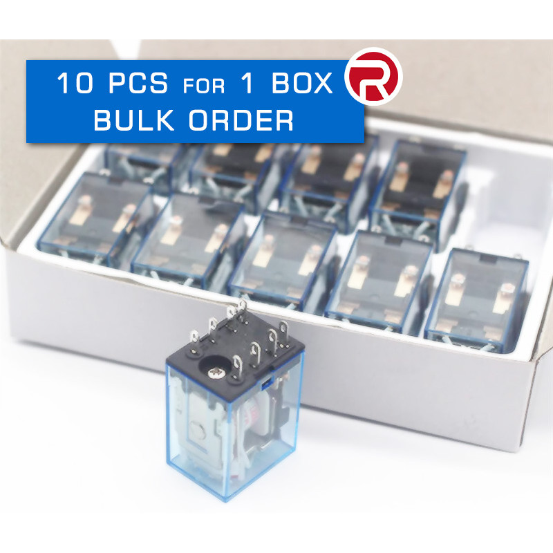 Relay MY2 (5A) 14-Pin, DPDT Electromagnetic Mechanical Coil Relay MY2 (5A) 14-Pin, DPDT Electromagnetic Mechanical Coil