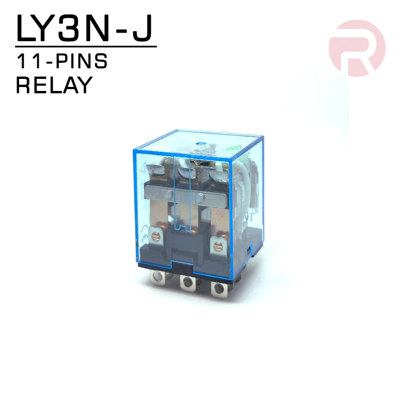 Relay LY3 (10A) 11-Pin, 3PDT Electromagnetic Mechanical Coil Relay LY3 (10A) 11-Pin, 3PDT Electromagnetic Mechanical Coil