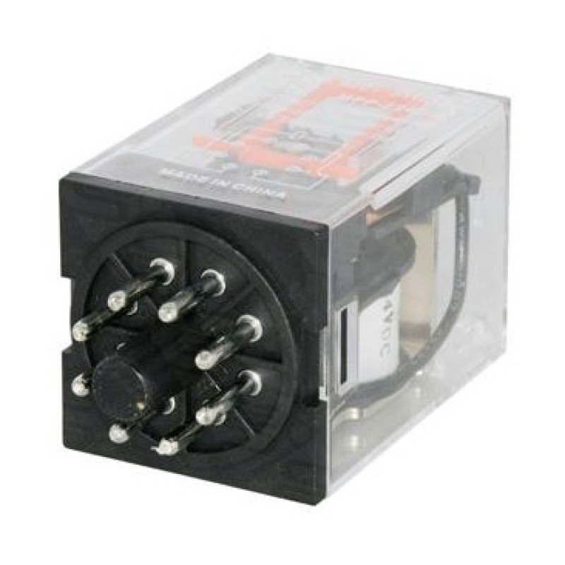 Relay MK2 (10A) 8-Pin, DPDT Electromagnetic Mechanical Coil Relay MK2 (10A) 8-Pin, DPDT Electromagnetic Mechanical Coil