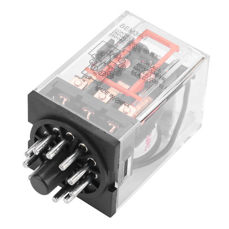 Relay MK3 (10A) 11-Pin, 3PDT Electromagnetic Mechanical Coil Relay MK3 (10A) 11-Pin, 3PDT Electromagnetic Mechanical Coil