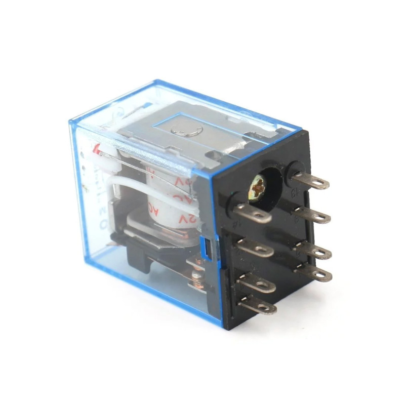 Relay MY2 (5A) 14-Pin, DPDT Electromagnetic Mechanical Coil Relay MY2 (5A) 14-Pin, DPDT Electromagnetic Mechanical Coil