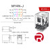 Relay MY4 (5A) 14-Pin, 4PDT Electromagnetic Mechanical Coil Relay MY4 (5A) 14-Pin, 4PDT Electromagnetic Mechanical Coil