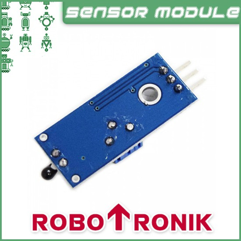 NTC Themistor Module LM393 (Temperature up to 80 Degree Celsius) NTC Themistor Module LM393 (Temperature up to 80 Degree Celsius)