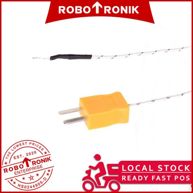 TP01 K-type Probe Thermocouple Temperature Fine-Wire REED Sensor (Up to 350 degree) TP-01 for Thermometer TP01 K-type Probe Thermocouple Temperature Fine-Wire REED Sensor (Up to 350 degree) TP-01 for Thermometer