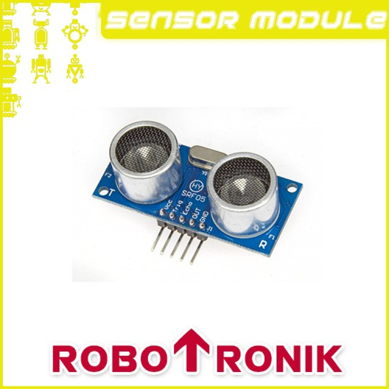 HY-SRF05 Ultrasonic Range Detector Distance Sensor (2cm - 400cm) 2mm Resolution HY-SRF05 Ultrasonic Range Detector Distance Sensor (2cm - 400cm) 2mm Resolution