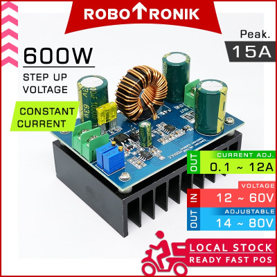 DC-DC Step Up 600W 15A Adjustable Voltage Regulator Module Boost Converter DC-DC Step Up 600W 15A Adjustable Voltage Regulator Module Boost Converter