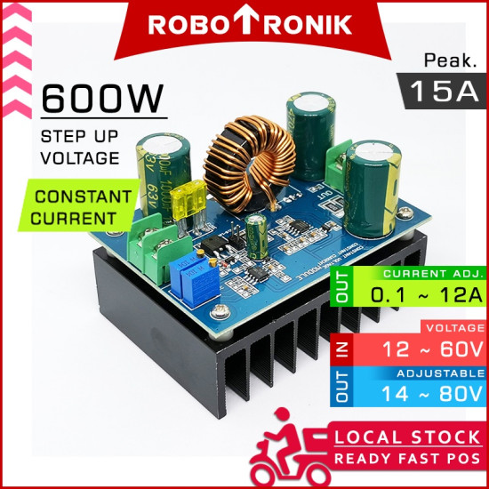 DC-DC Step Up 600W 15A Adjustable Voltage Regulator Module Boost Converter