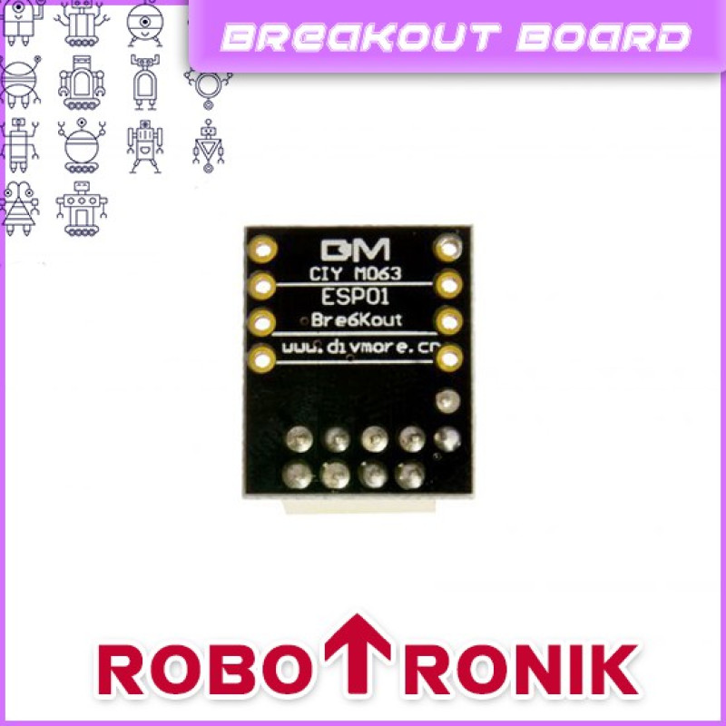 WiFi ESP8266 ESP01 Adapter Breakout Module ESP-01 WiFi ESP8266 ESP01 Adapter Breakout Module ESP-01
