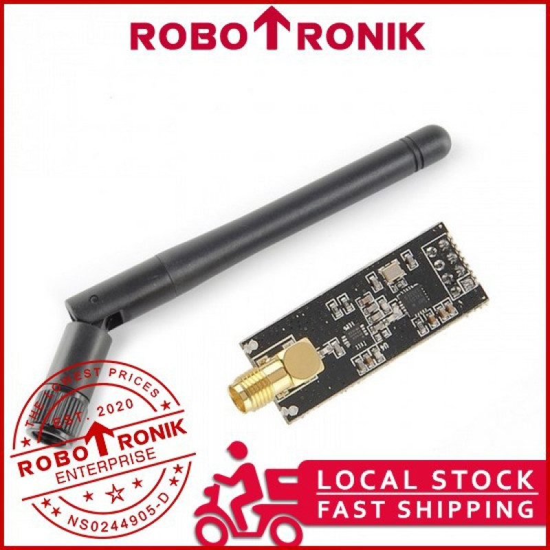 Wireless 2.4Ghz Transceiver nRF24L01 Long Range, up to 600 Meters NRF 24L01 RF, compatible Arduino, Raspberry Wireless 2.4Ghz Transceiver nRF24L01 Long Range, up to 600 Meters NRF 24L01 RF, compatible Arduino, Raspberry