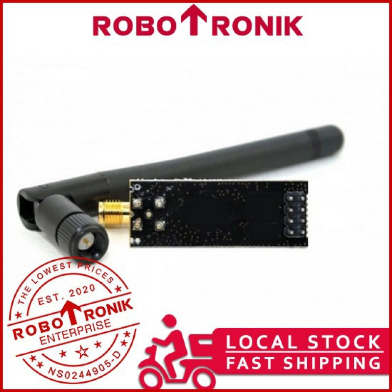 Wireless 2.4Ghz Transceiver nRF24L01 Long Range, up to 600 Meters NRF 24L01 RF, compatible Arduino, Raspberry Wireless 2.4Ghz Transceiver nRF24L01 Long Range, up to 600 Meters NRF 24L01 RF, compatible Arduino, Raspberry